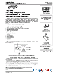 Datasheet MPX2100GP manufacturer Motorola